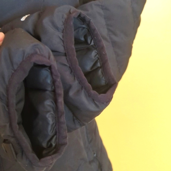 The North Face 550 Flare Goose Down Black Zip Jacket Size SP - Picture 9 of 16